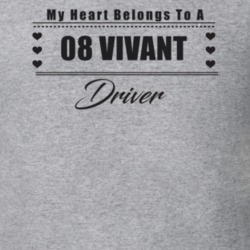 My Heart Belongs To A 2008 Vivant Driver Light Color T Shirt