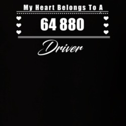 My Heart Belongs To A 1964 880 Driver Dark Color T Shirt