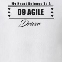 My Heart Belongs To A 2009 Agile Driver Light Color T Shirt
