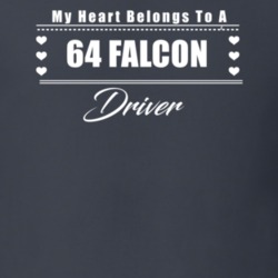 My Heart Belongs To A 1964 Falcon Driver Dark Color T Shirt
