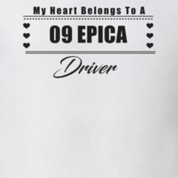 My Heart Belongs To A 2009 Epica Driver Light Color T Shirt