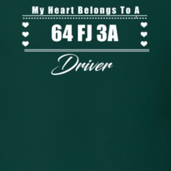 My Heart Belongs To A 1964 Fj 3A Driver Dark Color T Shirt