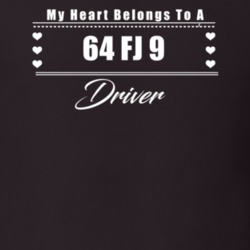 My Heart Belongs To A 1964 Fj 9 Driver Dark Color T Shirt