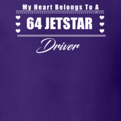 My Heart Belongs To A 1964 Jetstar Driver Dark Color T Shirt