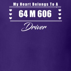 My Heart Belongs To A 1964 M 606 Driver Dark Color T Shirt