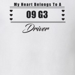 My Heart Belongs To A 2009 G3 Driver Light Color T Shirt