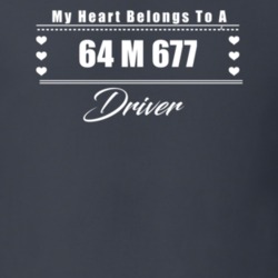 My Heart Belongs To A 1964 M 677 Driver Dark Color T Shirt