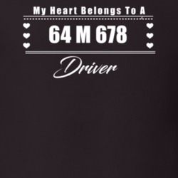 My Heart Belongs To A 1964 M 678 Driver Dark Color T Shirt