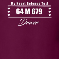 My Heart Belongs To A 1964 M 679 Driver Dark Color T Shirt