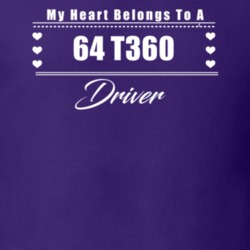 My Heart Belongs To A 1964 T360 Driver Dark Color T Shirt