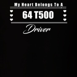 My Heart Belongs To A 1964 T500 Driver Dark Color T Shirt