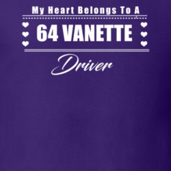 My Heart Belongs To A 1964 Vanette Driver Dark Color T Shirt