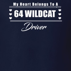 My Heart Belongs To A 1964 Wildcat Driver Dark Color T Shirt
