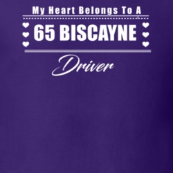 My Heart Belongs To A 1965 Biscayne Driver Dark Color T Shirt