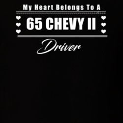 My Heart Belongs To A 1965 Chevy Ii Driver Dark Color T Shirt