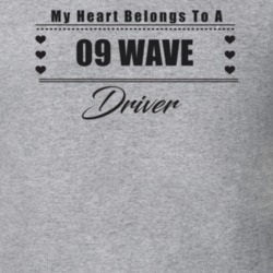 My Heart Belongs To A 2009 Wave Driver Light Color T Shirt