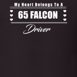 My Heart Belongs To A 1965 Falcon Driver Dark Color T Shirt