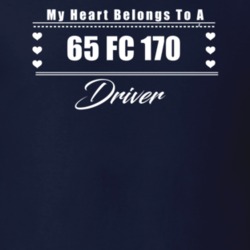 My Heart Belongs To A 1965 Fc 170 Driver Dark Color T Shirt