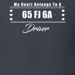 My Heart Belongs To A 1965 Fj 6A Driver Dark Color T Shirt