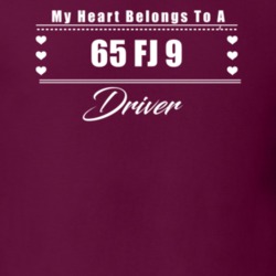 My Heart Belongs To A 1965 Fj 9 Driver Dark Color T Shirt