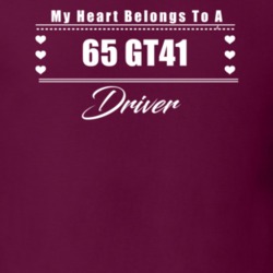 My Heart Belongs To A 1965 Gt41 Driver Dark Color T Shirt
