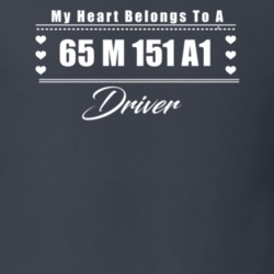 My Heart Belongs To A 1965 M 151 A1 Driver Dark Color T Shirt