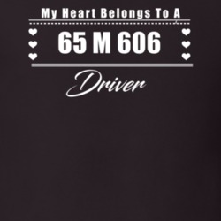 My Heart Belongs To A 1965 M 606 Driver Dark Color T Shirt