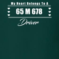 My Heart Belongs To A 1965 M 678 Driver Dark Color T Shirt
