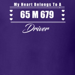 My Heart Belongs To A 1965 M 679 Driver Dark Color T Shirt