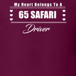 My Heart Belongs To A 1965 Safari Driver Dark Color T Shirt