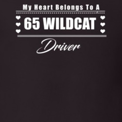 My Heart Belongs To A 1965 Wildcat Driver Dark Color T Shirt