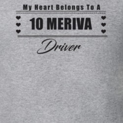 My Heart Belongs To A 2010 Meriva Driver Light Color T Shirt