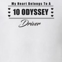 My Heart Belongs To A 2010 Odyssey Driver Light Color T Shirt
