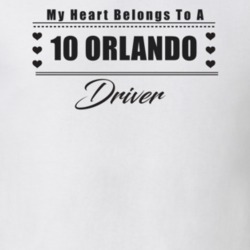 My Heart Belongs To A 2010 Orlando Driver Light Color T Shirt