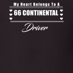 My Heart Belongs To A 1966 Continental Driver Dark Color T Shirt