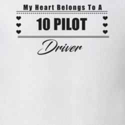 My Heart Belongs To A 2010 Pilot Driver Light Color T Shirt