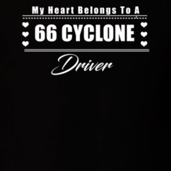 My Heart Belongs To A 1966 Cyclone Driver Dark Color T Shirt