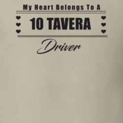 My Heart Belongs To A 2010 Tavera Driver Light Color T Shirt