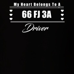 My Heart Belongs To A 1966 Fj 3A Driver Dark Color T Shirt
