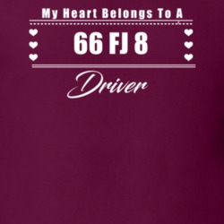 My Heart Belongs To A 1966 Fj 8 Driver Dark Color T Shirt