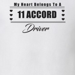 My Heart Belongs To A 2011 Accord Driver Light Color T Shirt
