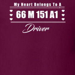 My Heart Belongs To A 1966 M 151 A1 Driver Dark Color T Shirt