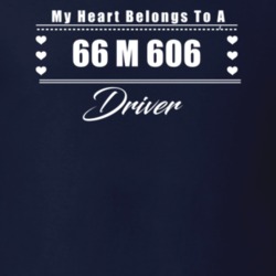 My Heart Belongs To A 1966 M 606 Driver Dark Color T Shirt