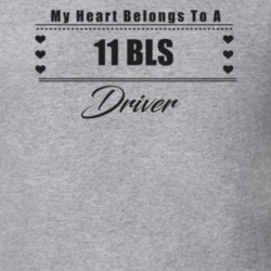 My Heart Belongs To A 2011 Bls Driver Light Color T Shirt