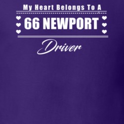My Heart Belongs To A 1966 Newport Driver Dark Color T Shirt