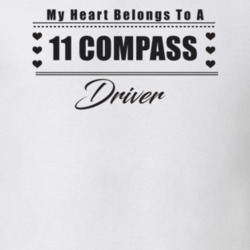 My Heart Belongs To A 2011 Compass Driver Light Color T Shirt