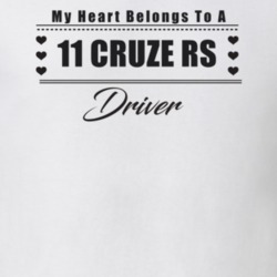 My Heart Belongs To A 2011 Cruze Rs Driver Light Color T Shirt