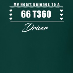 My Heart Belongs To A 1966 T360 Driver Dark Color T Shirt