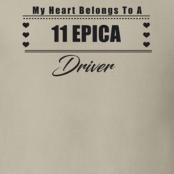 My Heart Belongs To A 2011 Epica Driver Light Color T Shirt