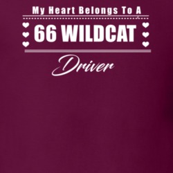 My Heart Belongs To A 1966 Wildcat Driver Dark Color T Shirt